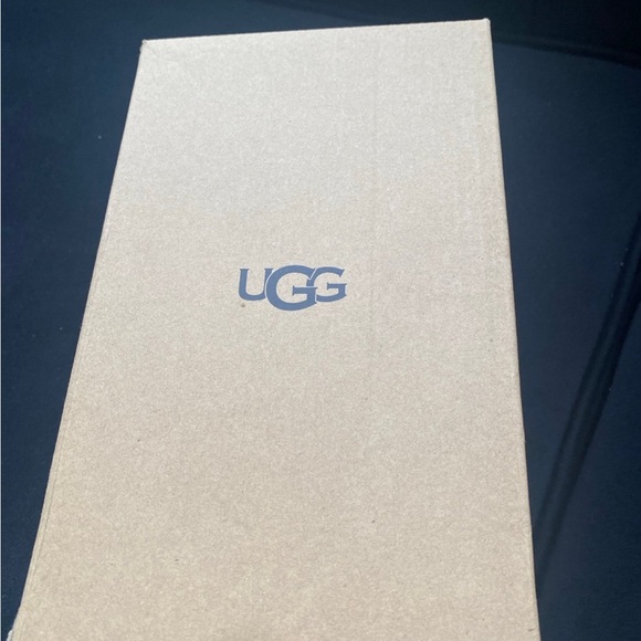 UGG Gray Fluffy Slippers size 12 - Picture 5 of 6